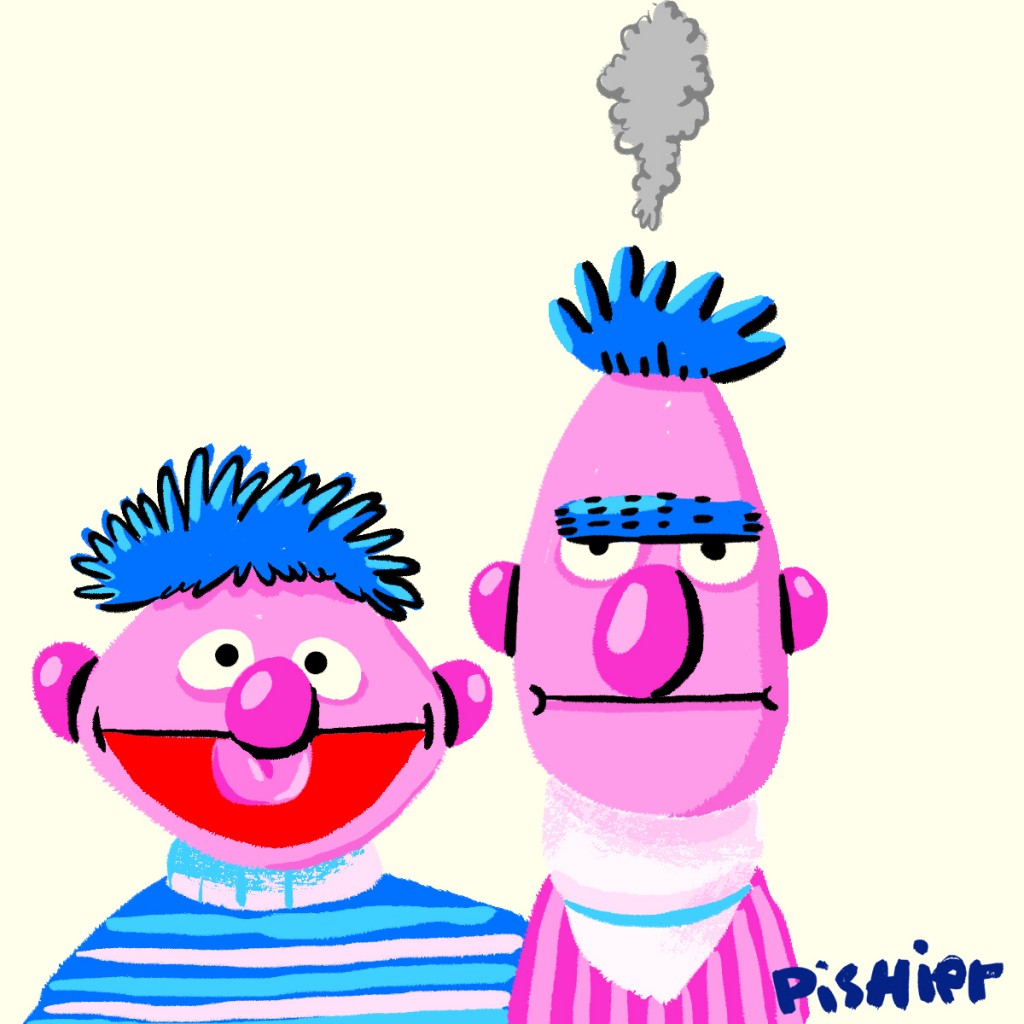 ernieandbertpishier