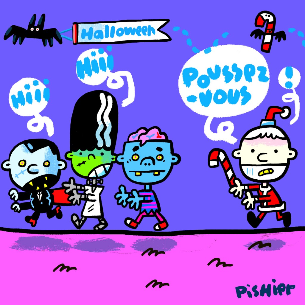 Halloween parade Noël