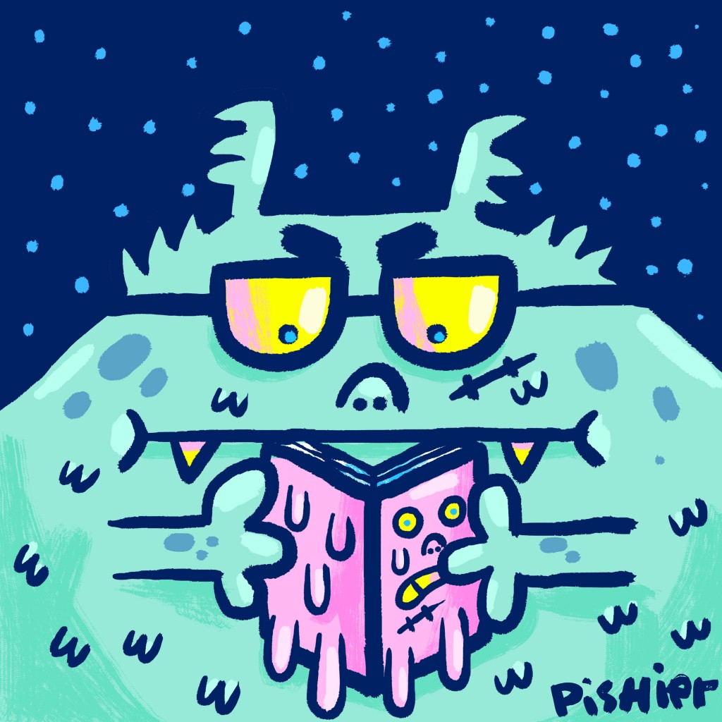 Monstre qui lit