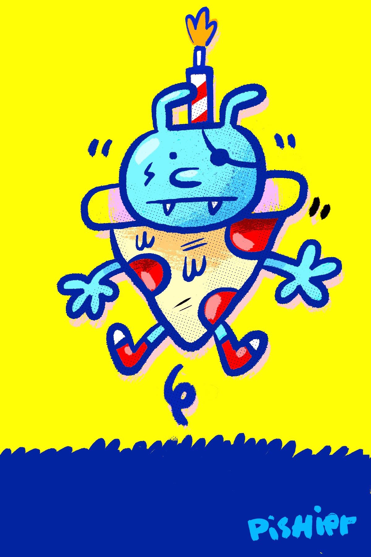 Birthday card illustration