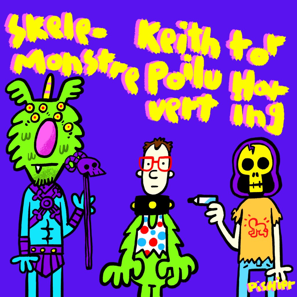 keith (skeletor) Haring poilu